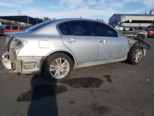 JN1DV6AR4CM730576 - 2012 INFINITI G25 SILVER photo 3