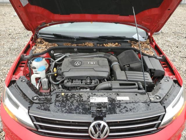 3VWD17AJXFM307452 - 2015 VOLKSWAGEN JETTA SE RED photo 11