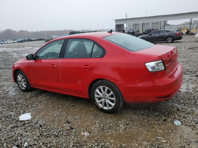 3VWD17AJXFM307452 - 2015 VOLKSWAGEN JETTA SE RED photo 2