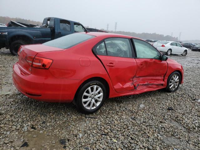 3VWD17AJXFM307452 - 2015 VOLKSWAGEN JETTA SE RED photo 3