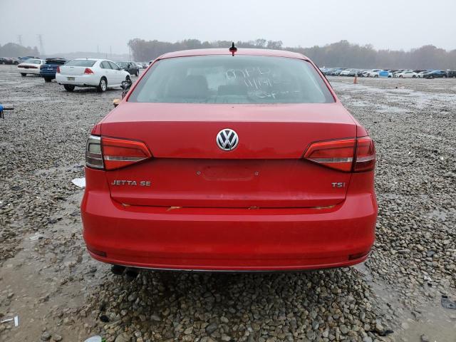 3VWD17AJXFM307452 - 2015 VOLKSWAGEN JETTA SE RED photo 6