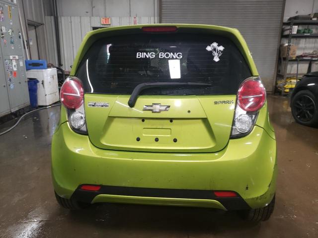 KL8CD6S91DC500651 - 2013 CHEVROLET SPARK 1LT GREEN photo 6