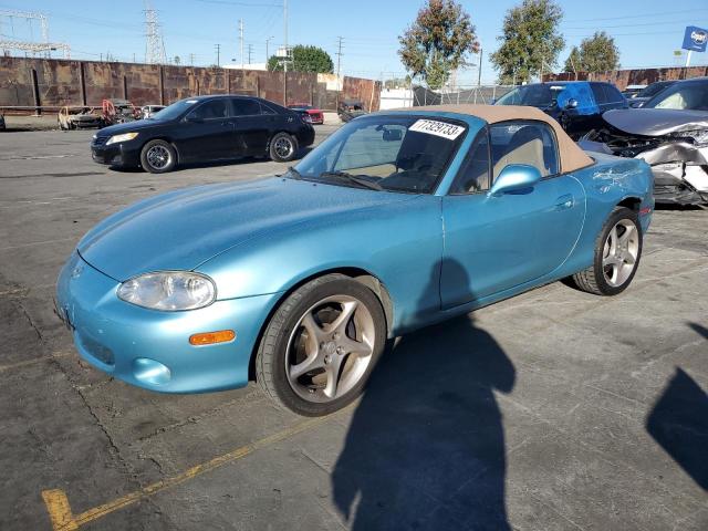 JM1NB353710216675 - 2001 MAZDA MX-5 MIATA BASE TURQUOISE photo 1