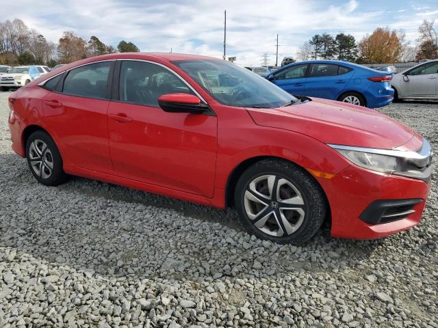 2HGFC2F56JH551922 - 2018 HONDA CIVIC LX RED photo 4