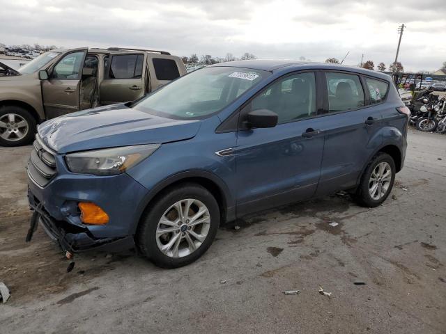 1FMCU0F76JUB04505 - 2018 FORD ESCAPE S BLUE photo 1