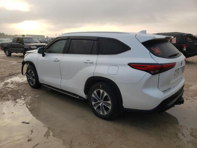 5TDGZRAHXMS518441 - 2021 TOYOTA HIGHLANDER XLE WHITE photo 2