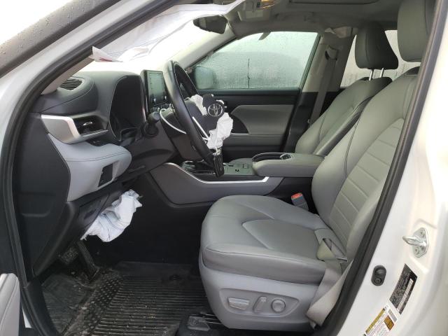 5TDGZRAHXMS518441 - 2021 TOYOTA HIGHLANDER XLE WHITE photo 7