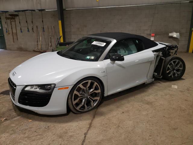 WUATNAFG7CN003027 - 2012 AUDI R8 5.2 QUATTRO WHITE photo 1