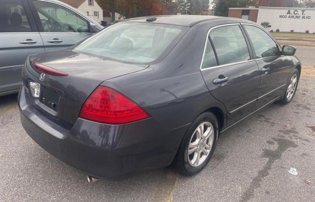 1HGCM66587A031557 - 2007 HONDA ACCORD EX GRAY photo 4