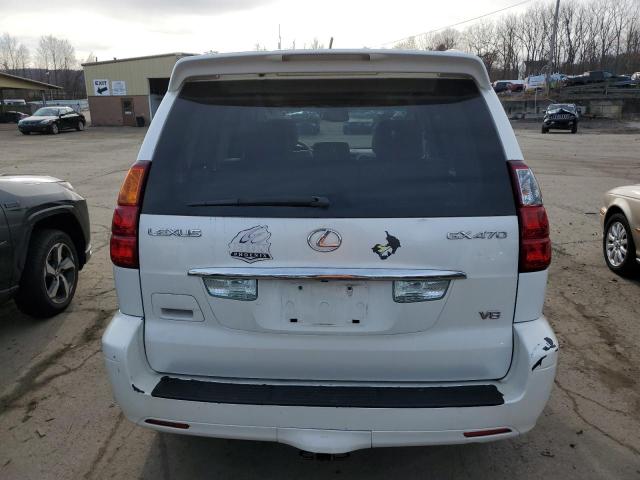 JTJBT20X670132048 - 2007 LEXUS GX 470 WHITE photo 6