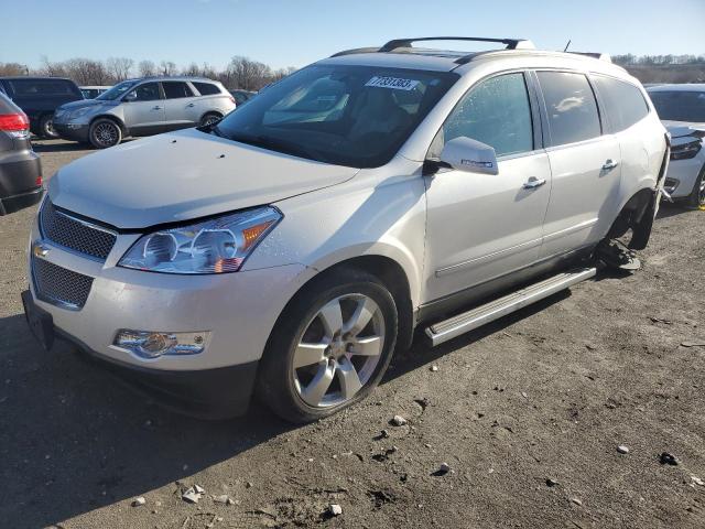 1GNKVLED8CJ200556 - 2012 CHEVROLET TRAVERSE LTZ WHITE photo 1