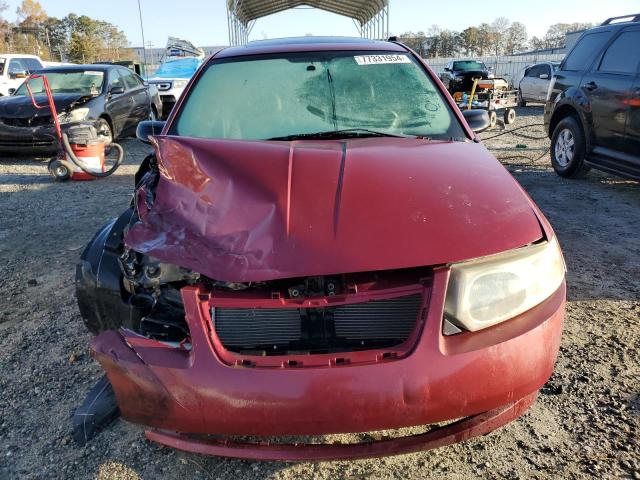 1G8AJ55F16Z142092 - 2006 SATURN ION LEVEL 2 RED photo 5