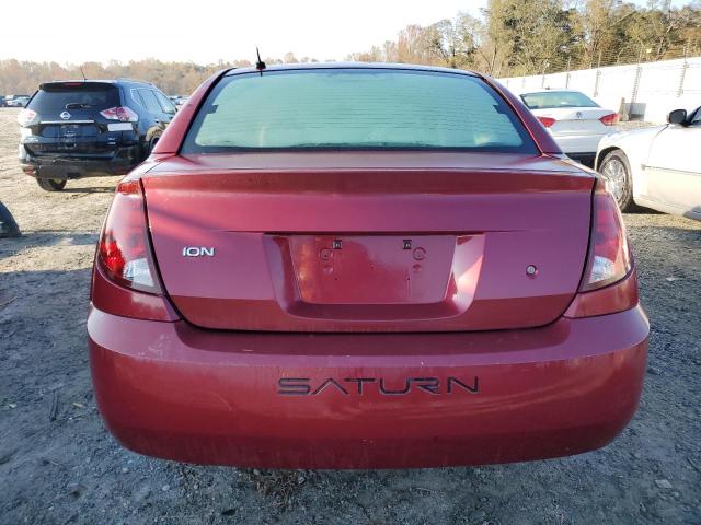 1G8AJ55F16Z142092 - 2006 SATURN ION LEVEL 2 RED photo 6