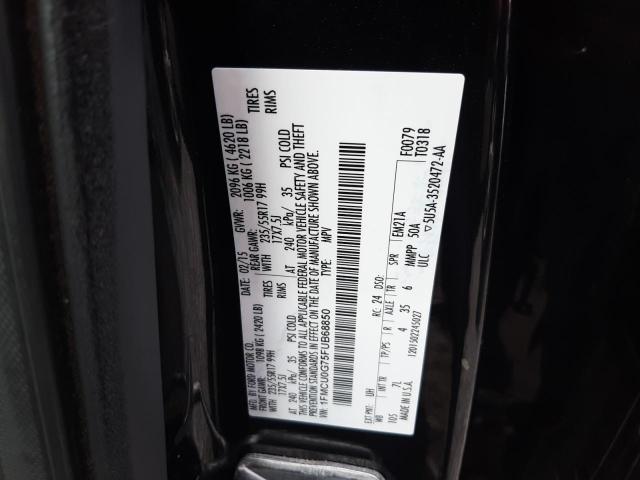 1FMCU0G75FUB68850 - 2015 FORD ESCAPE SE BLACK photo 13