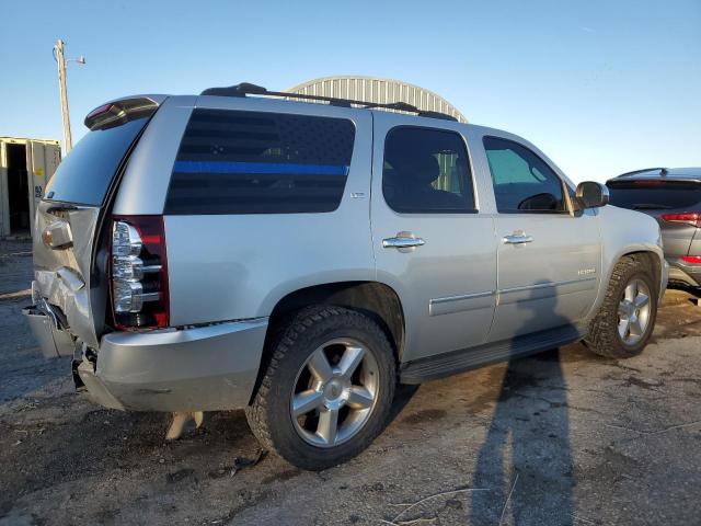 1GNSKCE01ER172903 - 2014 CHEVROLET TAHOE K1500 LTZ SILVER photo 3