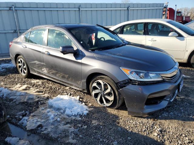 1HGCR2F98HA251568 - 2017 HONDA ACCORD EXL GRAY photo 4