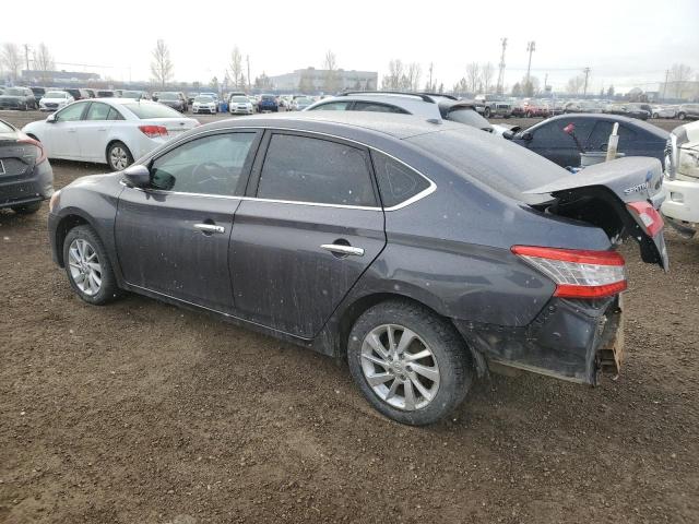 3N1AB7AP0FL692875 - 2015 NISSAN SENTRA S GRAY photo 2