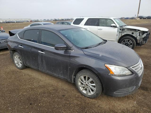 3N1AB7AP0FL692875 - 2015 NISSAN SENTRA S GRAY photo 4