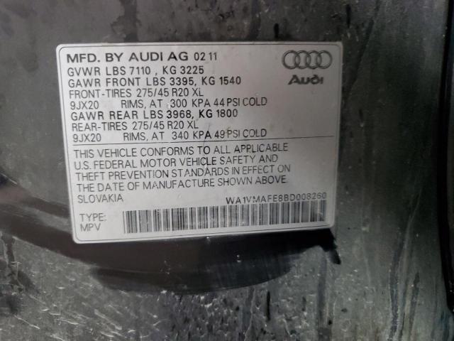 WA1VMAFE8BD008260 - 2011 AUDI Q7 PRESTIGE 黑色 照片 13