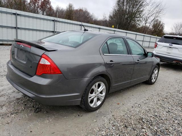 3FAHP0HA7CR377432 - 2012 FORD FUSION SE GRAY photo 3