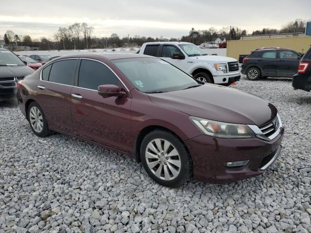 1HGCR2F80DA272660 - 2013 HONDA ACCORD EXL MAROON photo 4