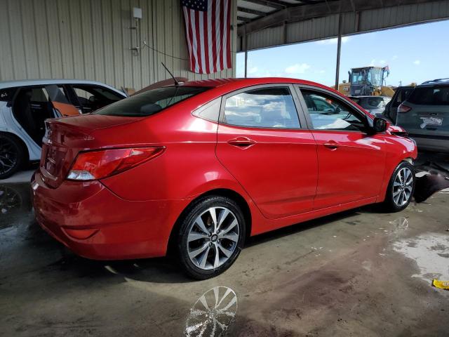 KMHCT4AE1HU349349 - 2017 HYUNDAI ACCENT SE RED photo 3