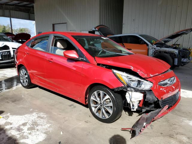 KMHCT4AE1HU349349 - 2017 HYUNDAI ACCENT SE RED photo 4