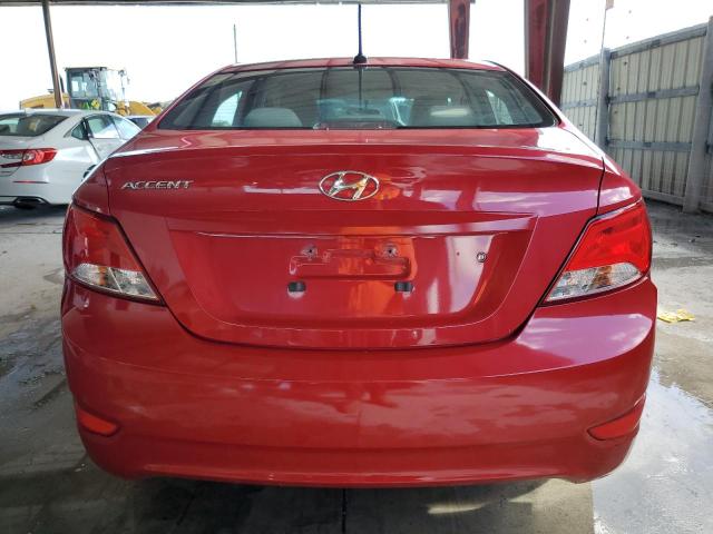 KMHCT4AE1HU349349 - 2017 HYUNDAI ACCENT SE RED photo 6