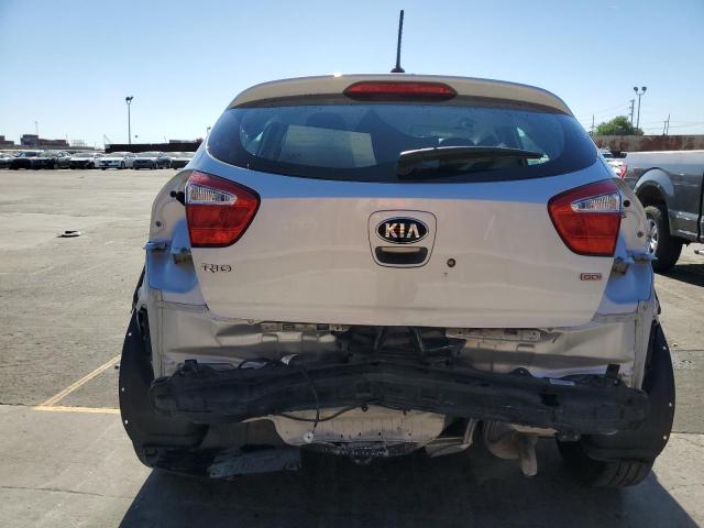 KNADM5A35G6640012 - 2016 KIA RIO LX SILVER photo 6