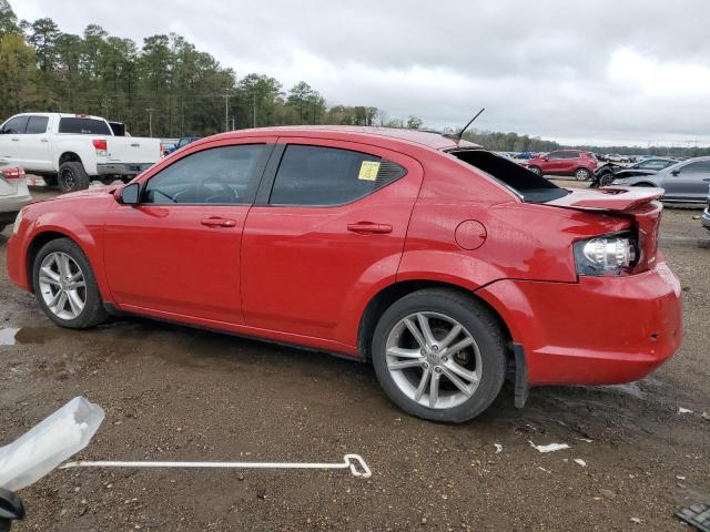 1C3CDZCG6EN201950 - 2014 DODGE AVENGER SXT RED photo 2