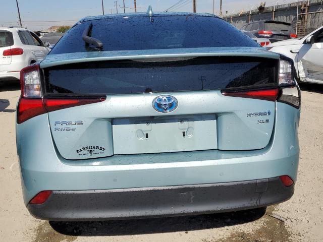 JTDL9RFU1K3005534 - 2019 TOYOTA PRIUS GREEN photo 6