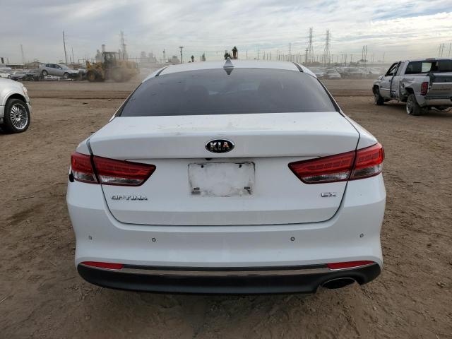 5XXGU4L38JG238730 - 2018 KIA OPTIMA EX WHITE photo 6