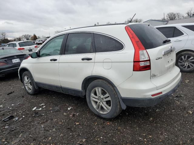 5J6RE4H54AL001257 - 2010 HONDA CR-V EX WHITE photo 2