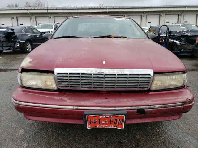 1G1BL52W0SR100797 - 1995 CHEVROLET CAPRICE CLASSIC MAROON photo 5