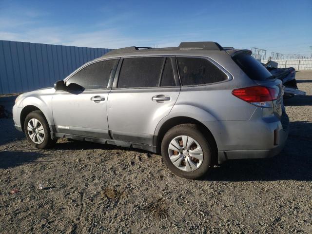 4S4BRBAC3A3367862 - 2010 SUBARU OUTBACK 2.5I SILVER photo 2