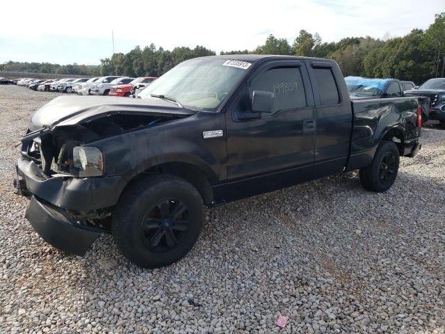 1FTRX12W85FA35366 - 2005 FORD F150 BLACK photo 2