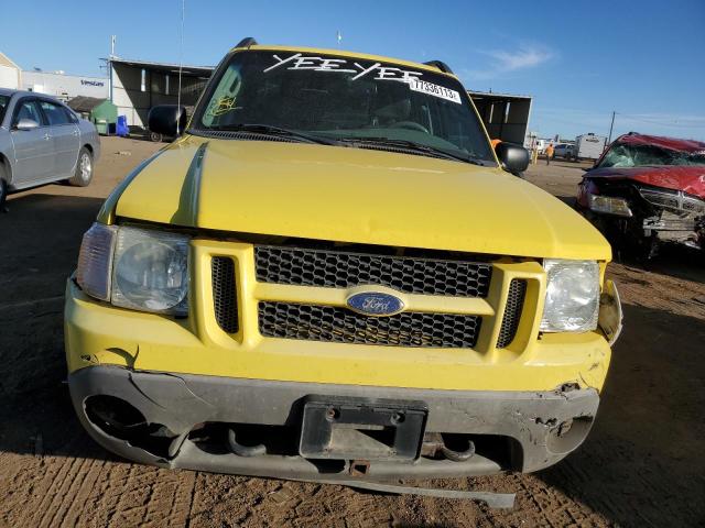 1FMDU77E13UA80062 - 2003 FORD EXPLORER S YELLOW photo 5