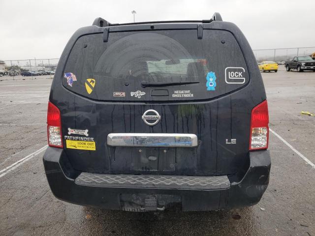 5N1AR18W37C643634 - 2007 NISSAN PATHFINDER LE BLACK photo 6