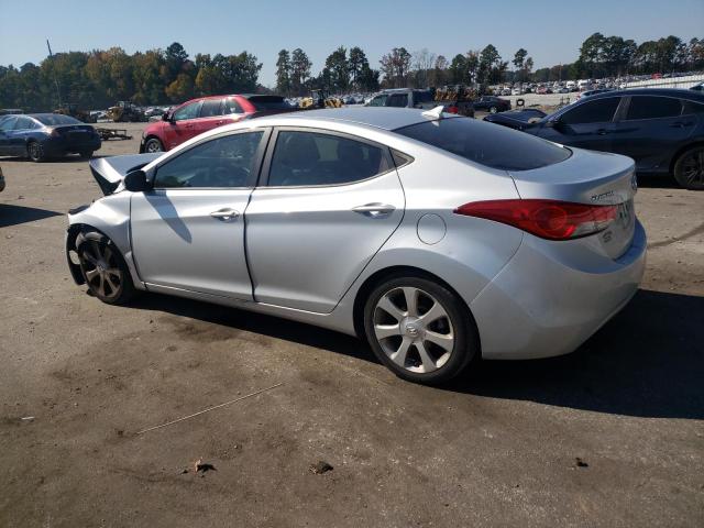 5NPDH4AE7DH381317 - 2013 HYUNDAI ELANTRA GLS SILVER photo 2