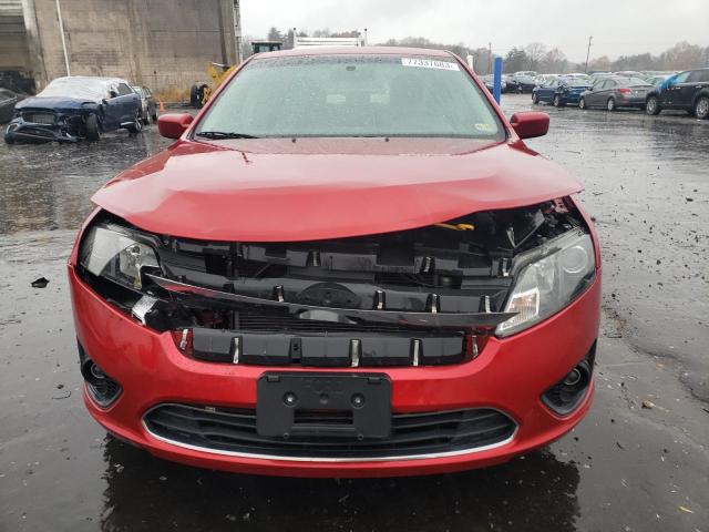 3FAHP0HA9AR324387 - 2010 FORD FUSION SE RED photo 5