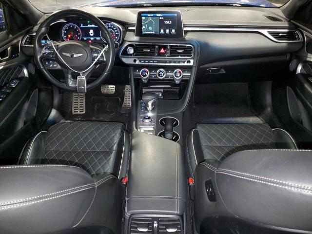 KMTG44LA3KU025745 - 2019 GENESIS G70 PRESTIGE BLUE photo 8