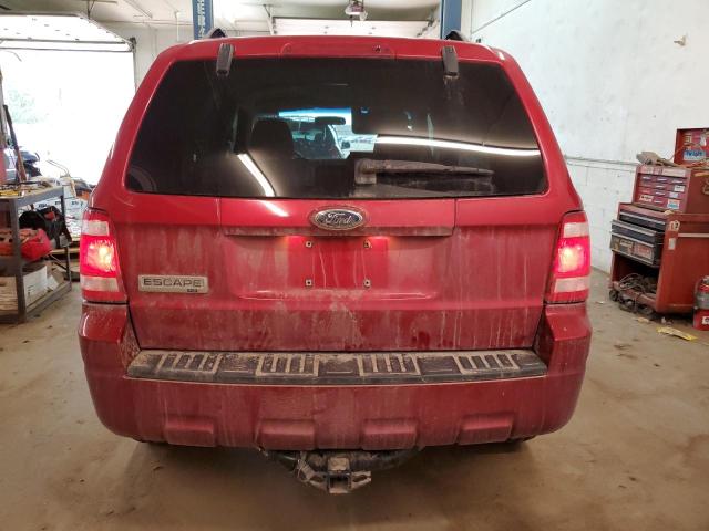 1FMCU03158KD40097 - 2008 FORD ESCAPE XLT RED photo 6