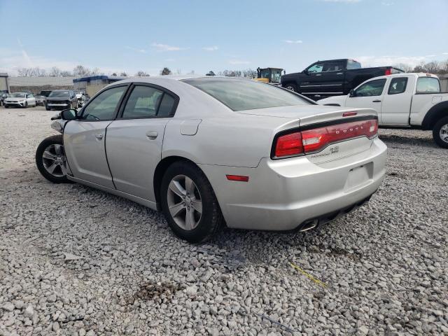 2C3CDXBG5CH190127 - 2012 DODGE CHARGER SE SILVER photo 2