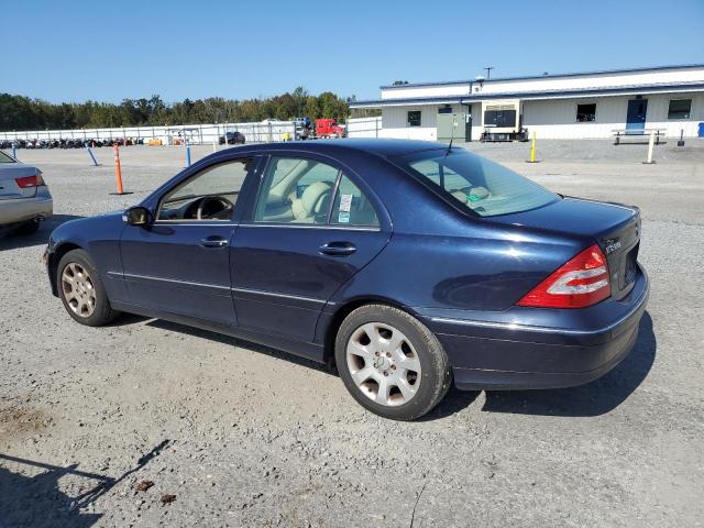 WDBRF92H26F808349 - 2006 MERCEDES-BENZ C 280 4MATIC BLUE photo 2