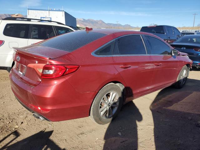 5NPE24AF5GH274883 - 2016 HYUNDAI SONATA SE RED photo 3