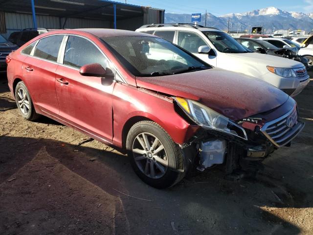 5NPE24AF5GH274883 - 2016 HYUNDAI SONATA SE RED photo 4