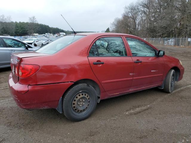 2T1BR32E08C893894 - 2008 TOYOTA COROLLA CE RED photo 3