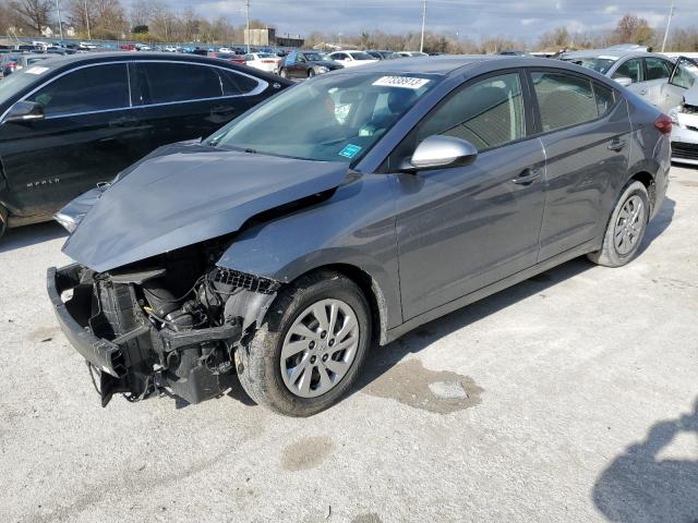 KMHD74LF2KU833732 - 2019 HYUNDAI ELANTRA SE GRAY photo 1