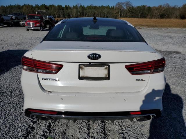 5XXGV4L25GG074981 - 2016 KIA OPTIMA SXL WHITE photo 6