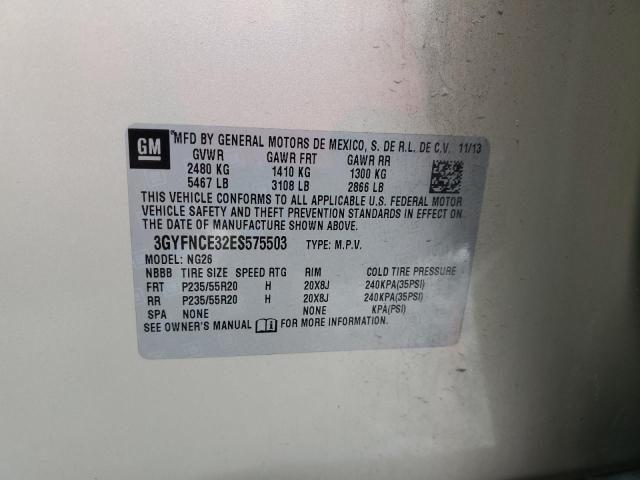 3GYFNCE32ES575503 - 2014 CADILLAC SRX PERFORMANCE COLLECTION Or photo 13